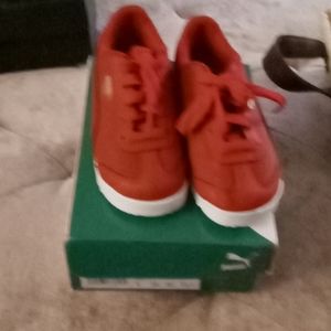 Puma red Roma basic shoes